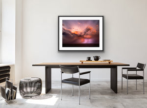 After the Sunset limited edition fine art print in a modern dining room